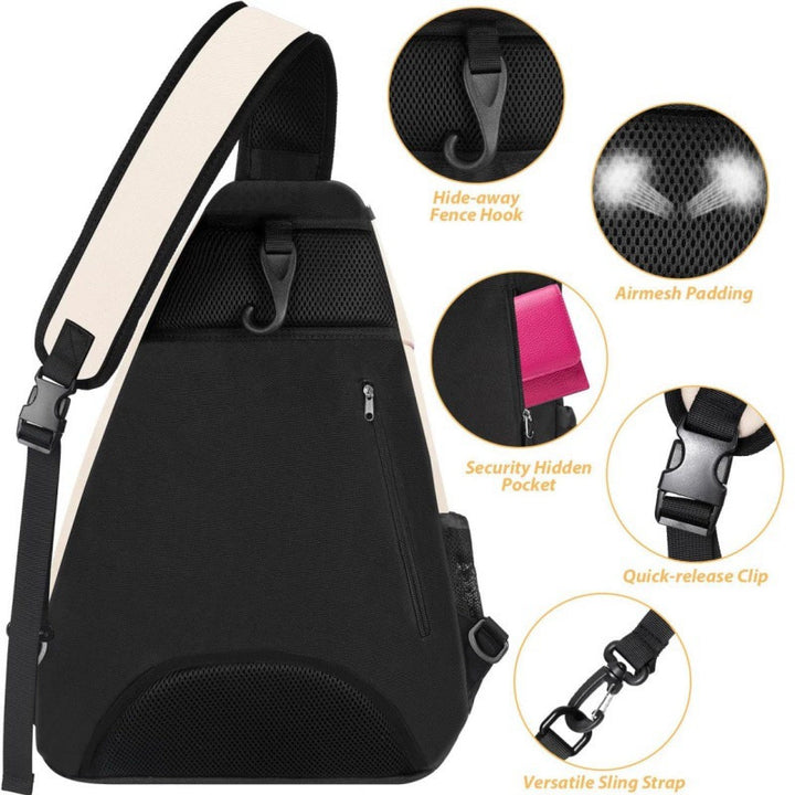 Tennis Racket Backpack with Water Bottle Holder Kalsten