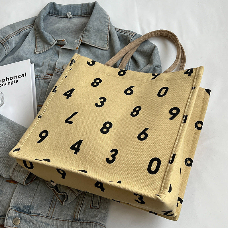Casual Canvas Shopper Bag