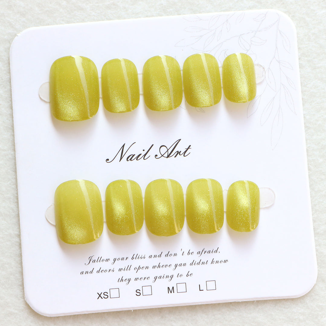 Glossy Press-On Nail Set Kalsten