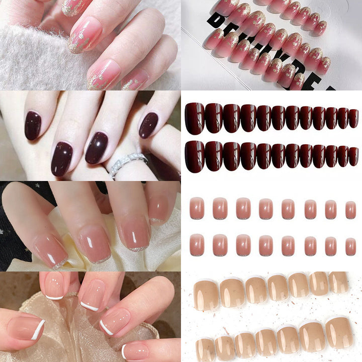 Elegant Glossy Press-On Nail Tips Kalsten