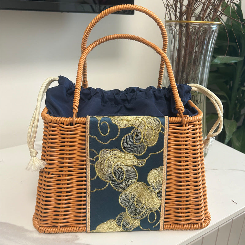 Decorative Woven Handcrafted Basket Kalsten