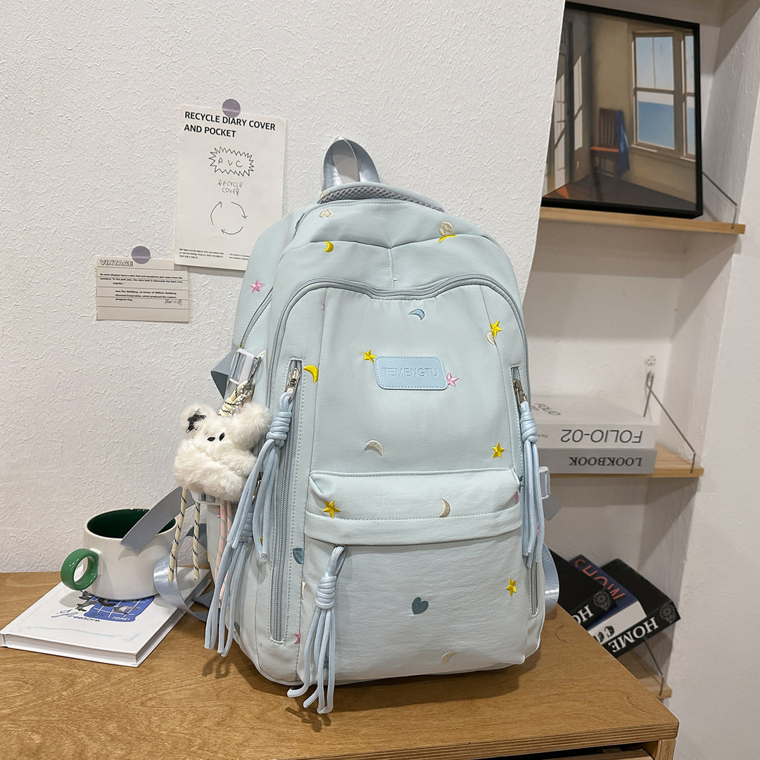 Stylish Embroidered Daily Backpack Kalsten