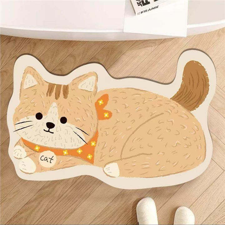 Cute Dog-Shaped Bath Mat