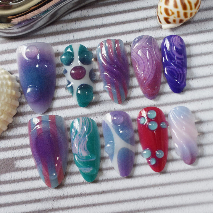 Artistic 3D Nail Design Kalsten