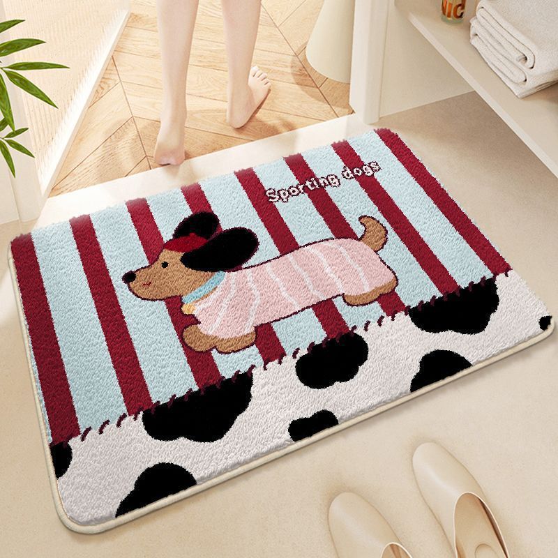 Cute Cartoon-Themed Bathroom Mat