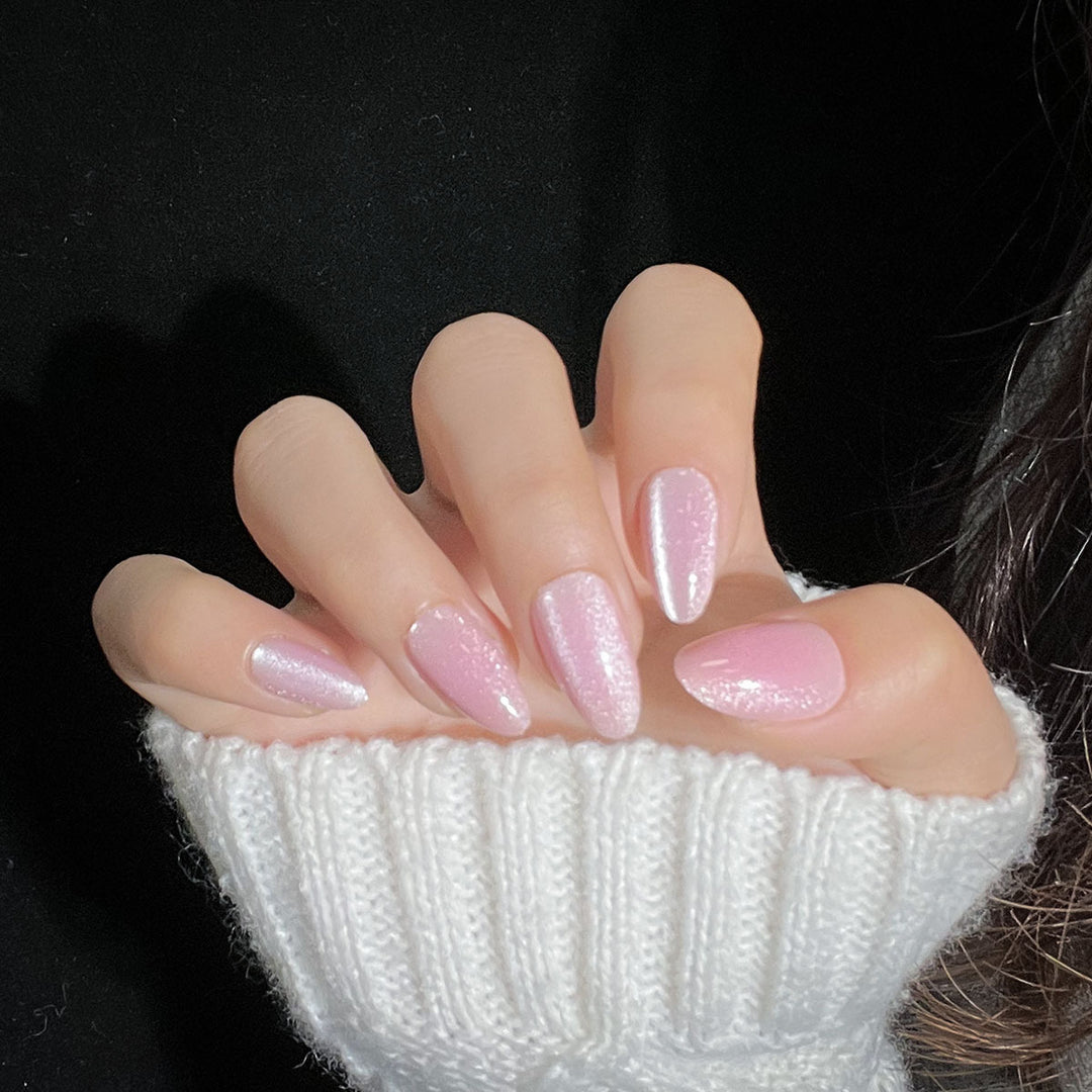 Glittery Press-On Nail Set