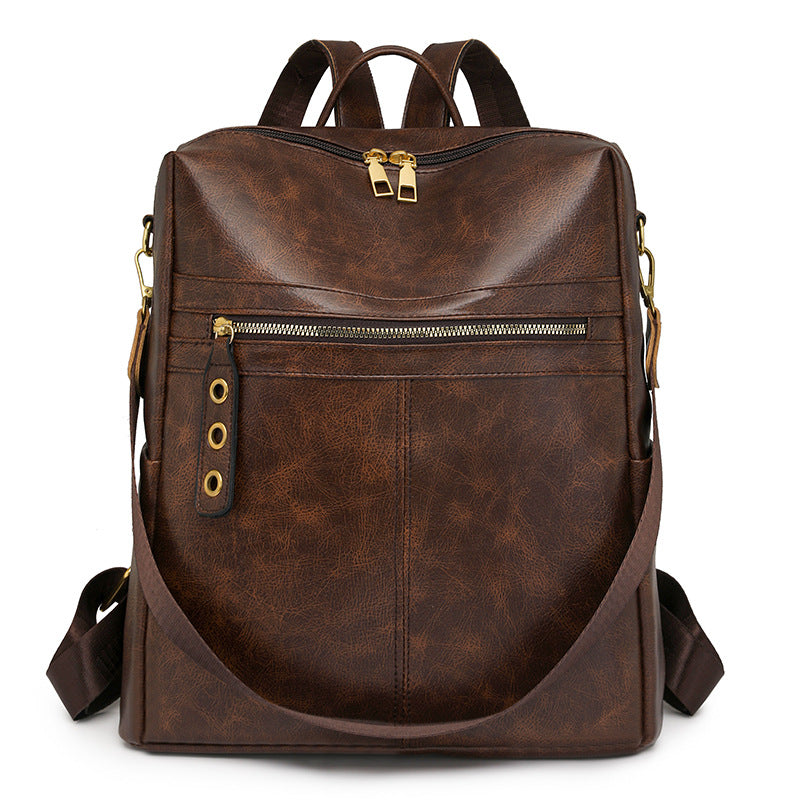 Premium Leather Multi-Functional Backpack Kalsten