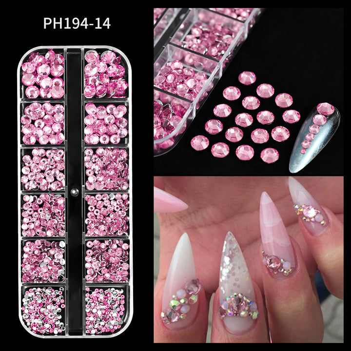 Premium Rhinestone Nail Art Decoration Kit