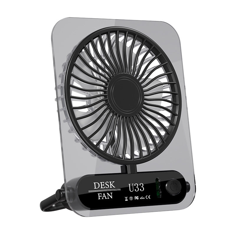 Women's portable desktop fan with flexible tilt Kalsten