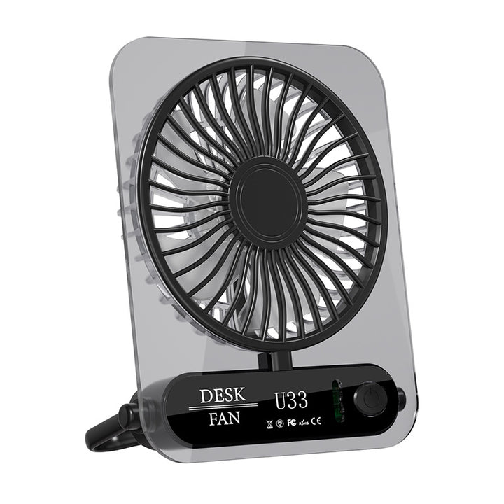 Women's portable desktop fan with flexible tilt Kalsten