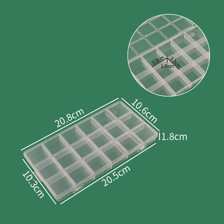 Modular Clear Craft Storage Box Kalsten