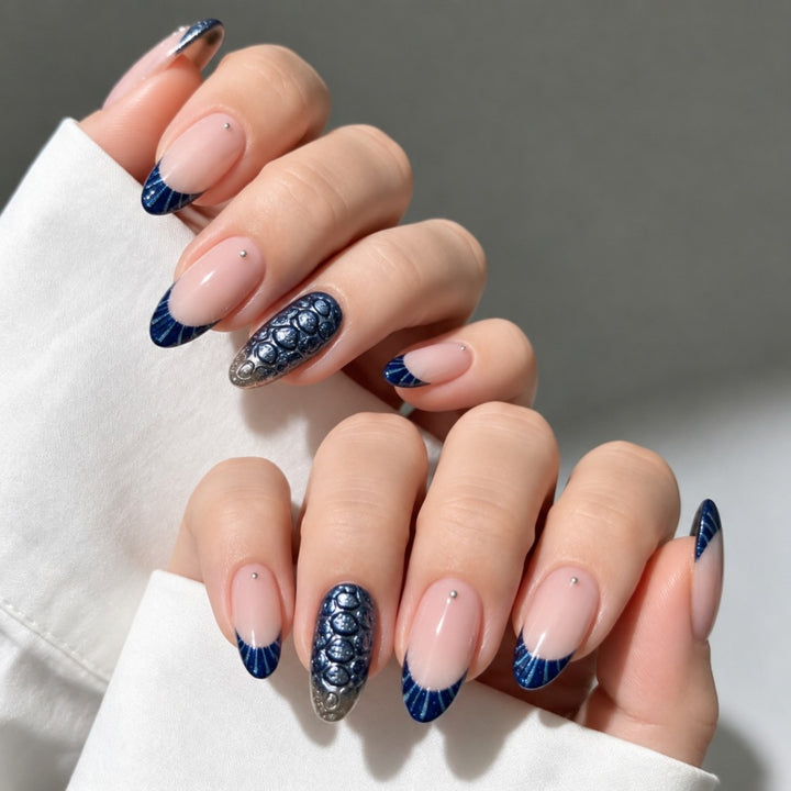 Stylish Press-On Nail Set with Elegant Design Kalsten