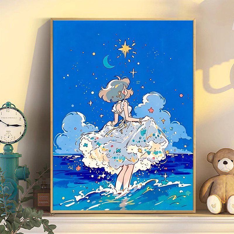 Celestial Fantasy Illustration Wall Art Kalsten