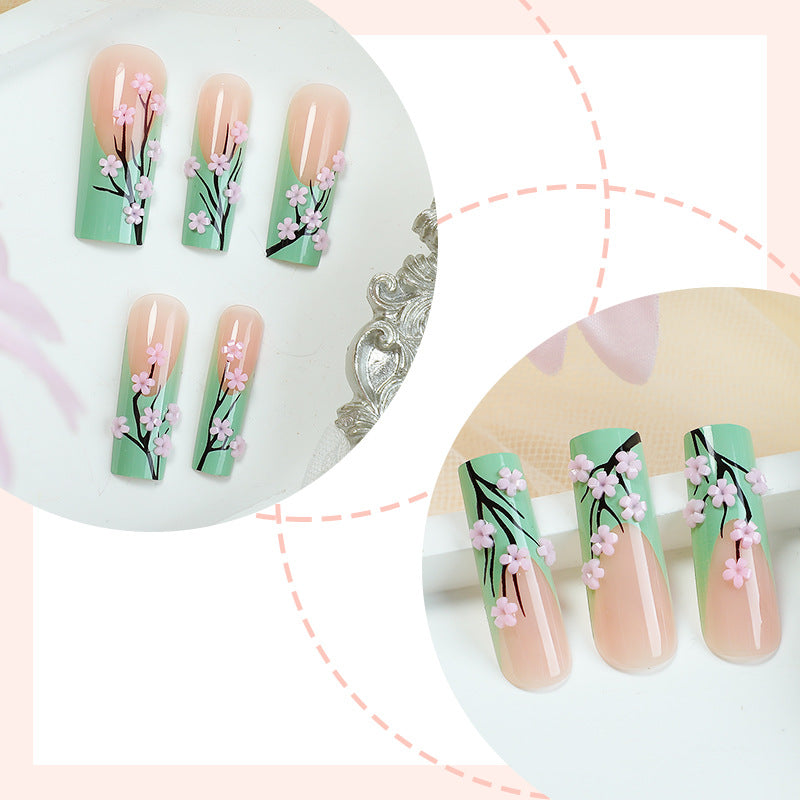 Floral Design Press-On Nails Set Kalsten