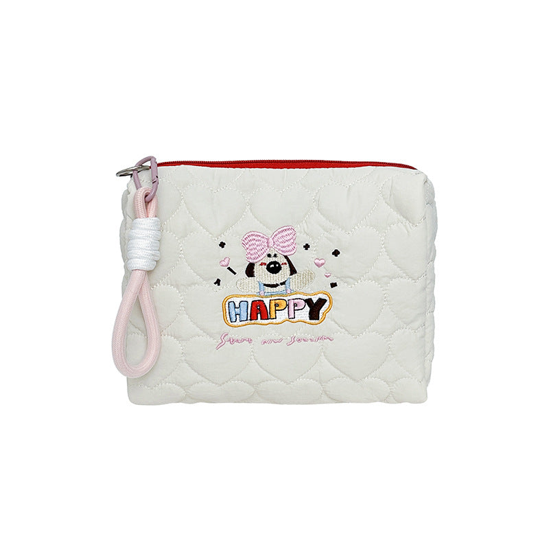 Cute Quilted Panda Clutch