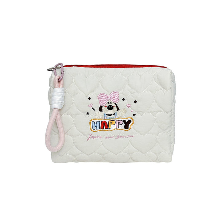 Cute Quilted Panda Clutch
