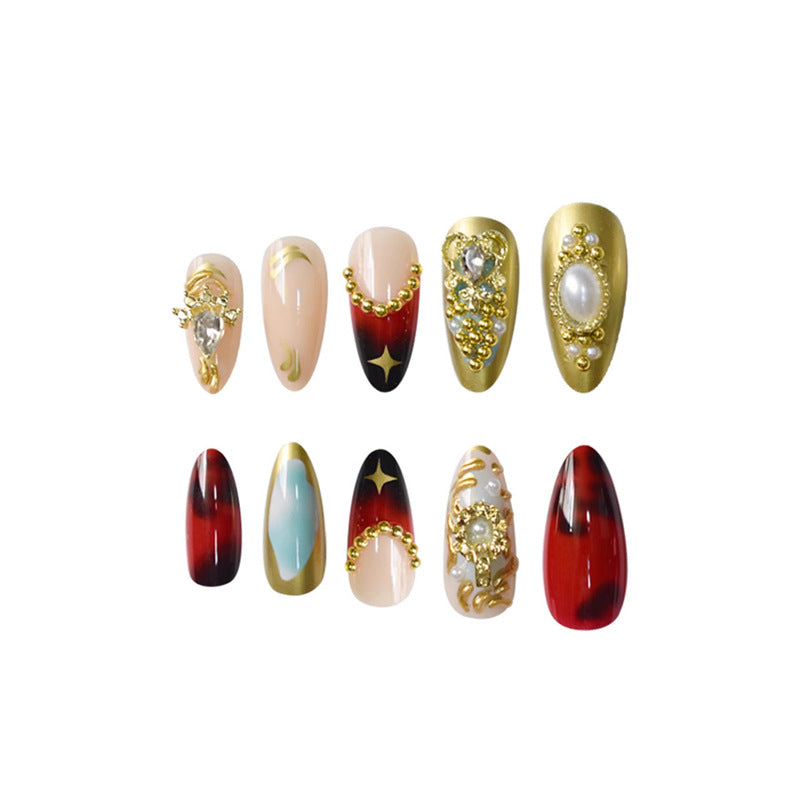 Artistic 3D Decorative Press-On Nails Kalsten