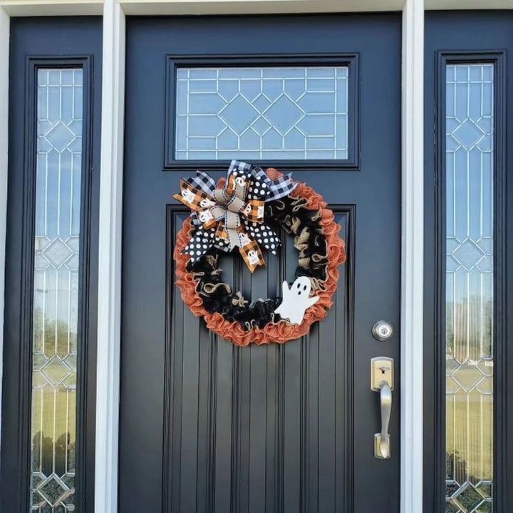 Festive Halloween Door Wreath