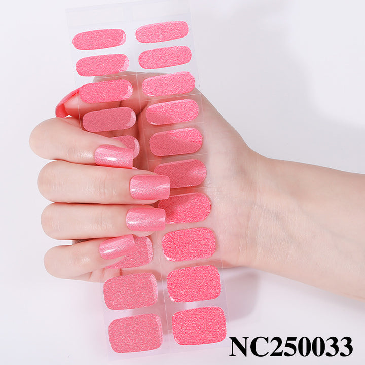 Elegant Glitter Nail Wraps