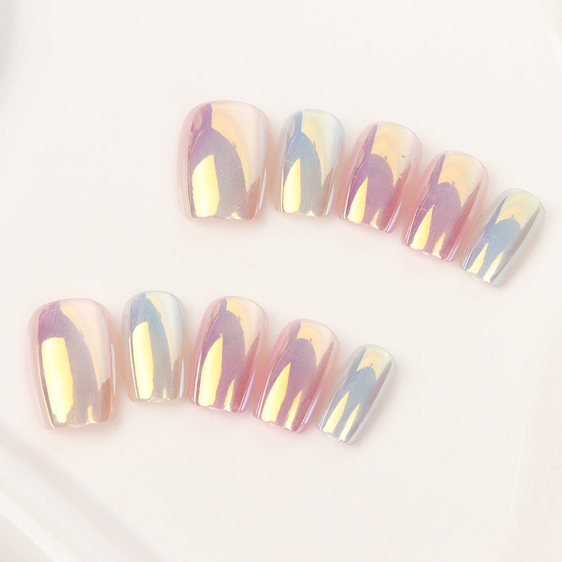 Premium Iridescent Press-On Nail Tips Kalsten