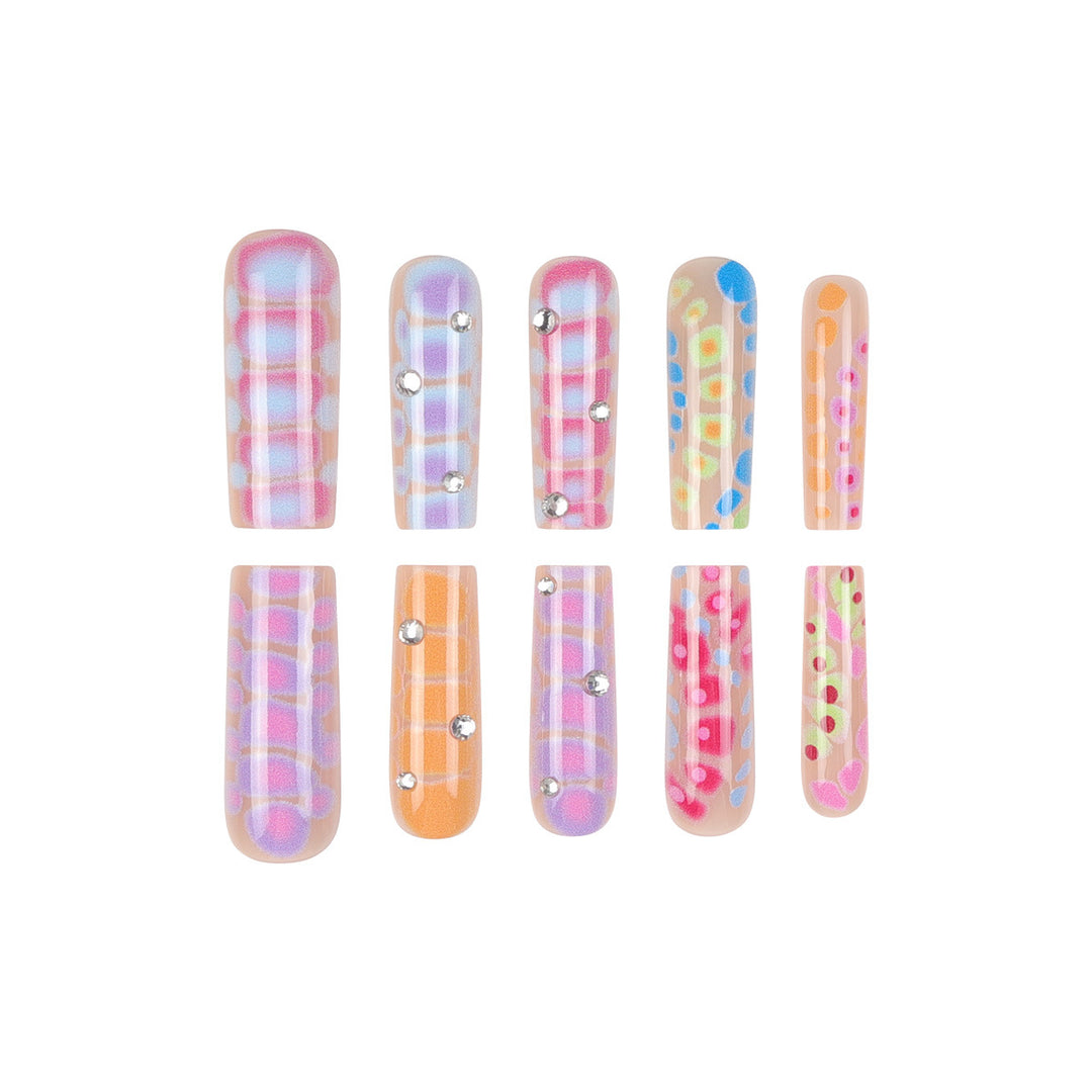 Artistic Gel Press-On Nail Art Kalsten