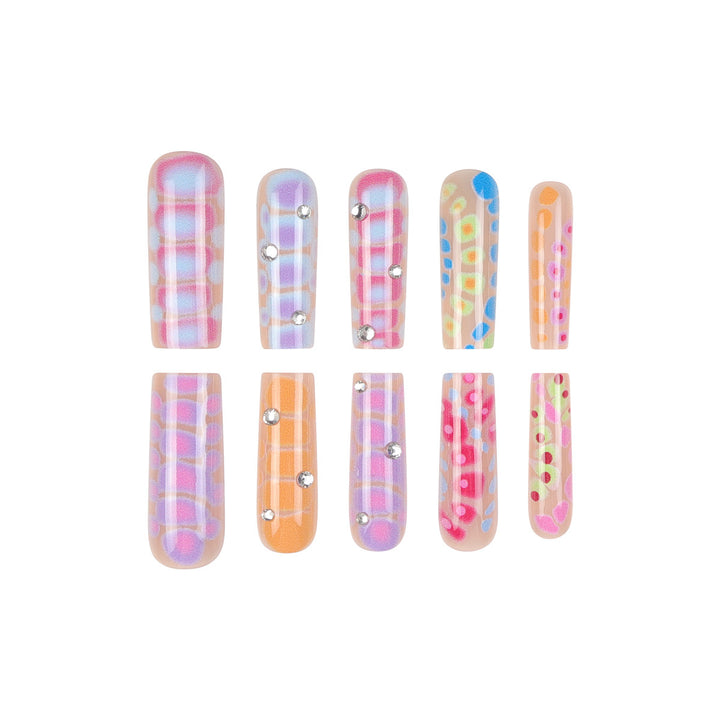 Artistic Gel Press-On Nail Art Kalsten