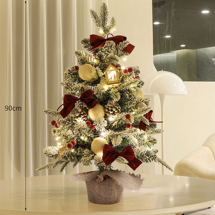 Decorative Mini Christmas Tree with LED Lights