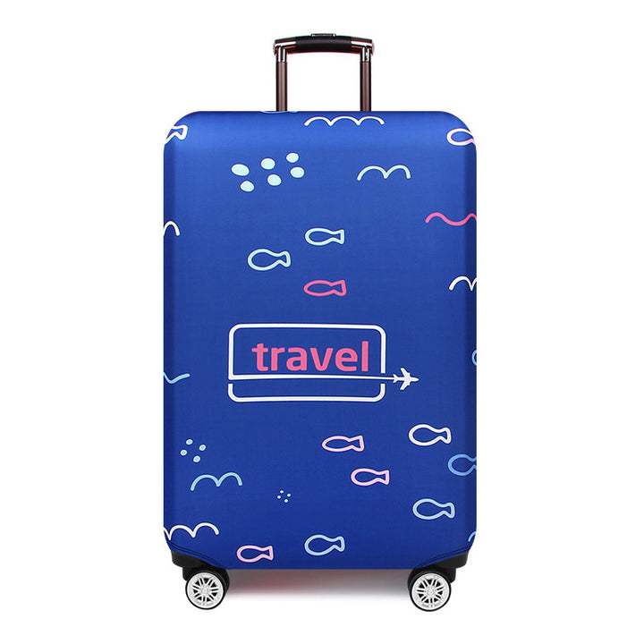 Women's Hard Shell Travel Suitcase with Creative Fish Design Kalsten