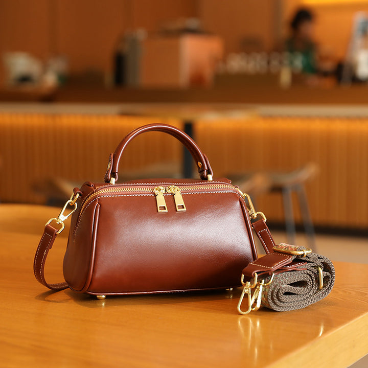 Chic Structured Handheld Satchel