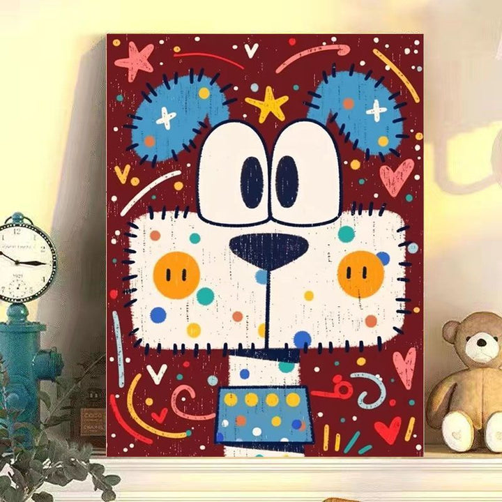 Playful Cat-Themed Canvas Wall Art Kalsten