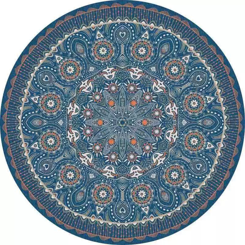 Round Vintage Area Rug