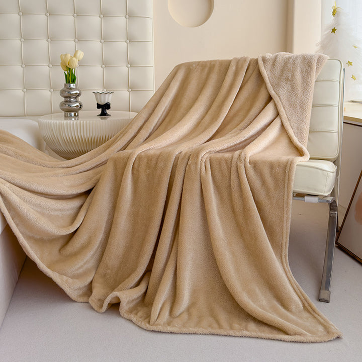 Cozy Microfiber Throw Blanket