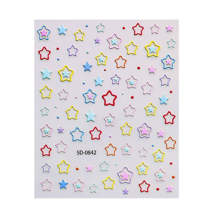 Decorative Star Nail Art Stickers