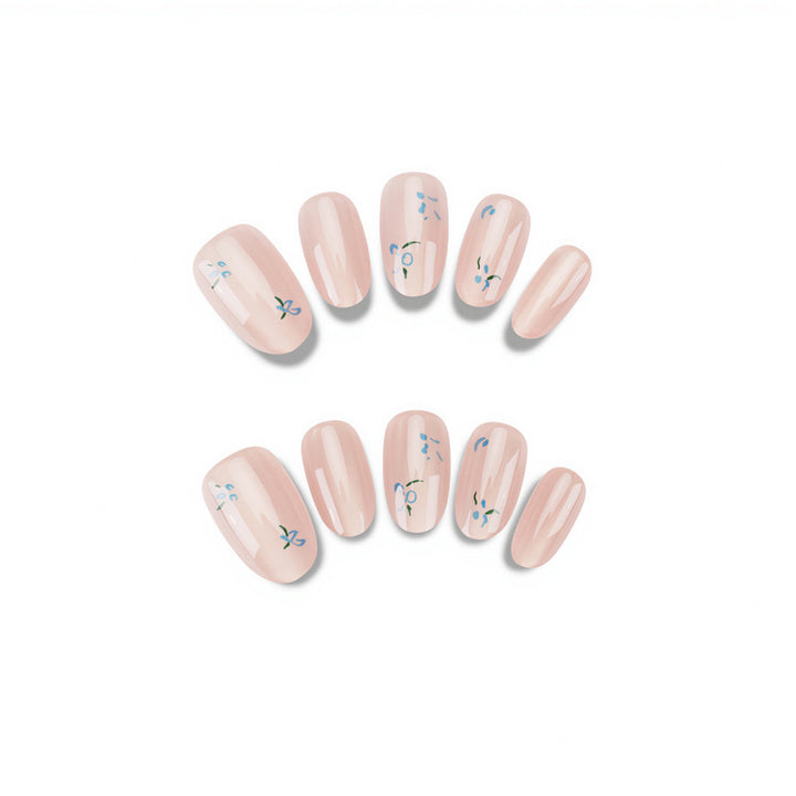 Floral Design Press On Nails Kalsten