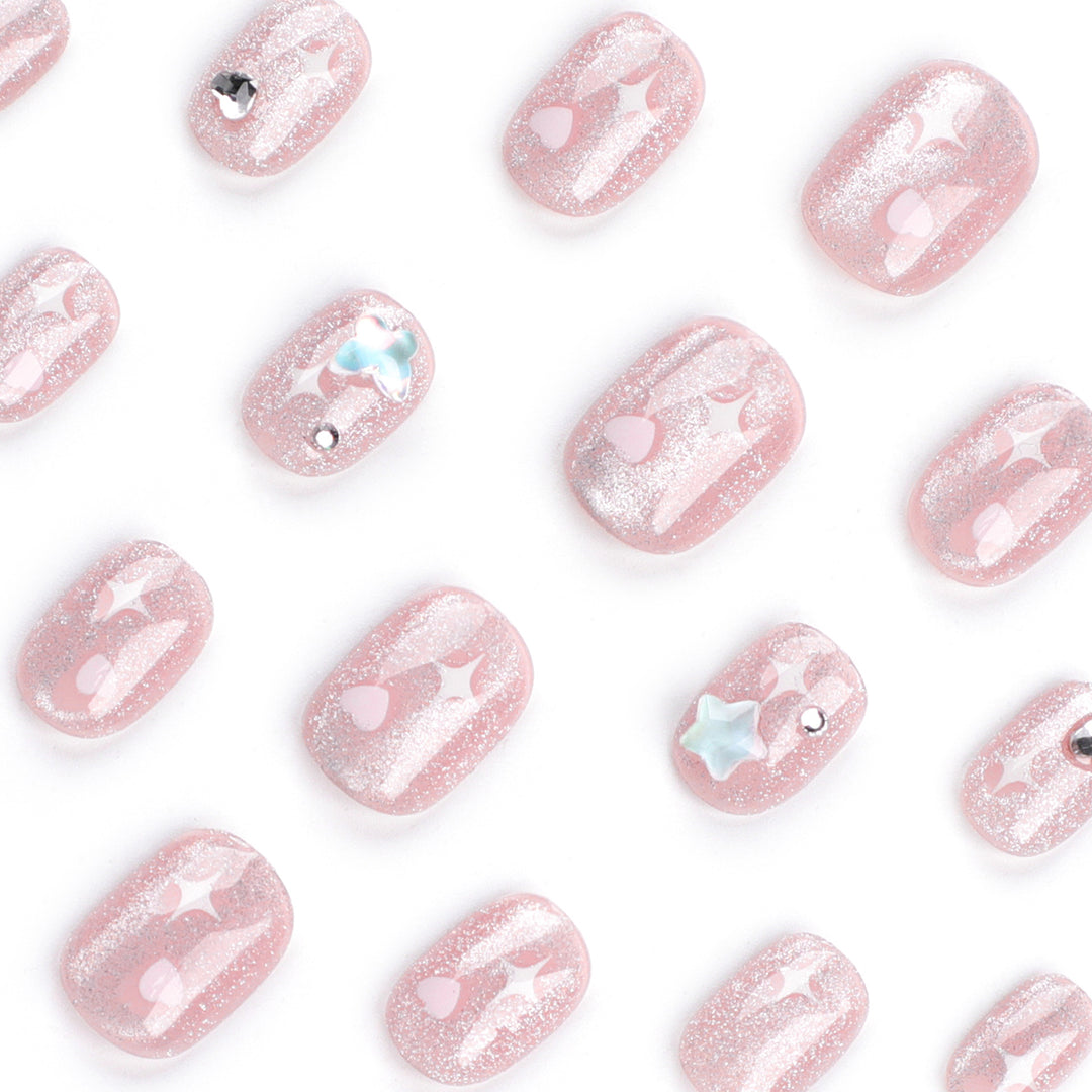 Artful Nail Art with Sparkling Accents Kalsten