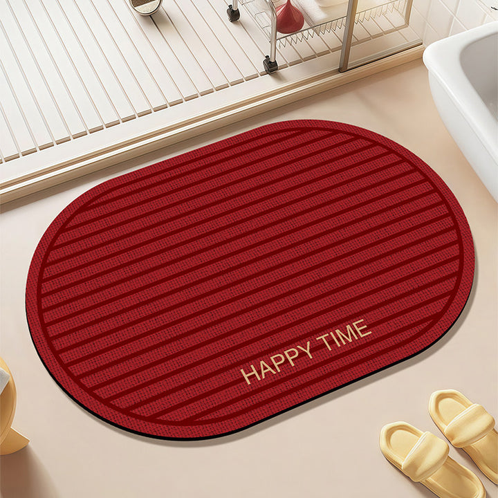 Personalized Memory Foam Bath Mat Kalsten