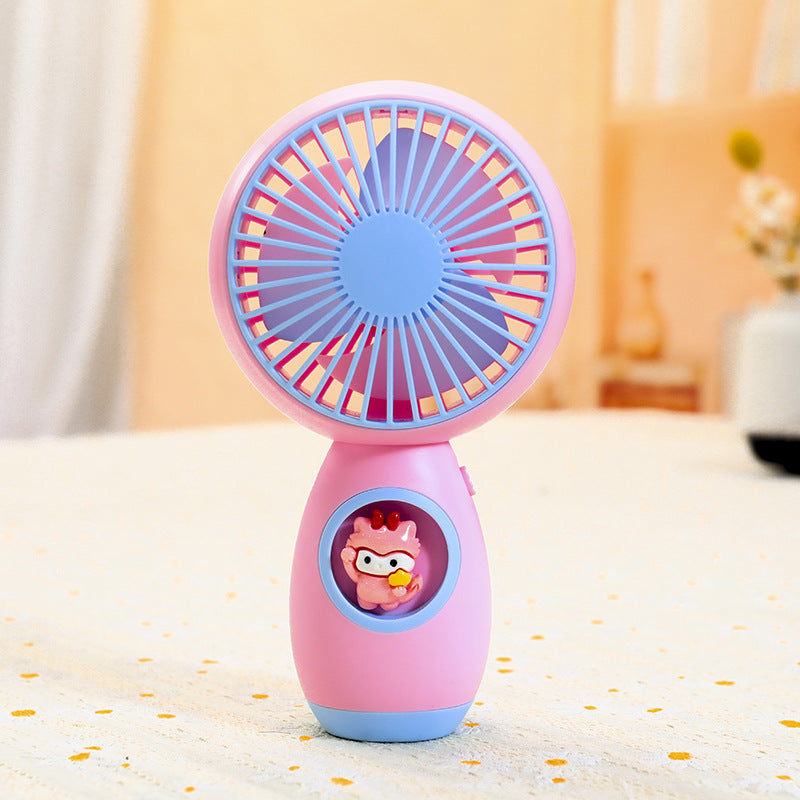 Women Portable Handheld Fan with Creative Animal Design Kalsten