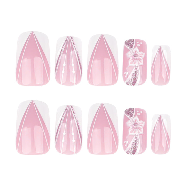 Artistic nail art with floral design Kalsten