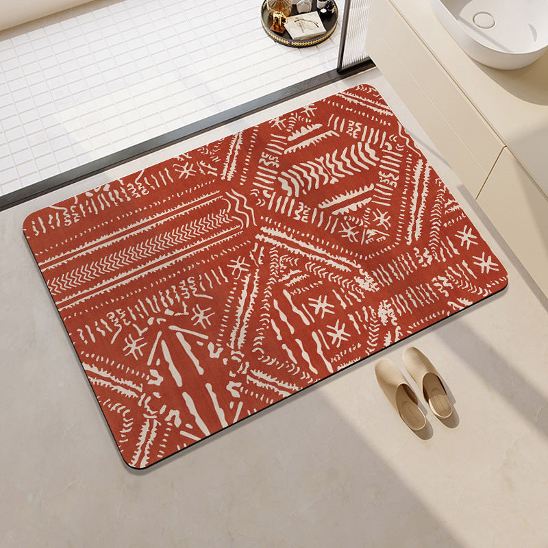Decorative Bathroom Mat Kalsten