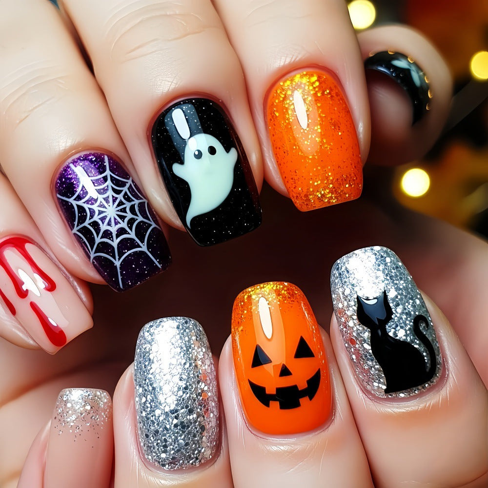 Creative Halloween Fake Nails Kalsten
