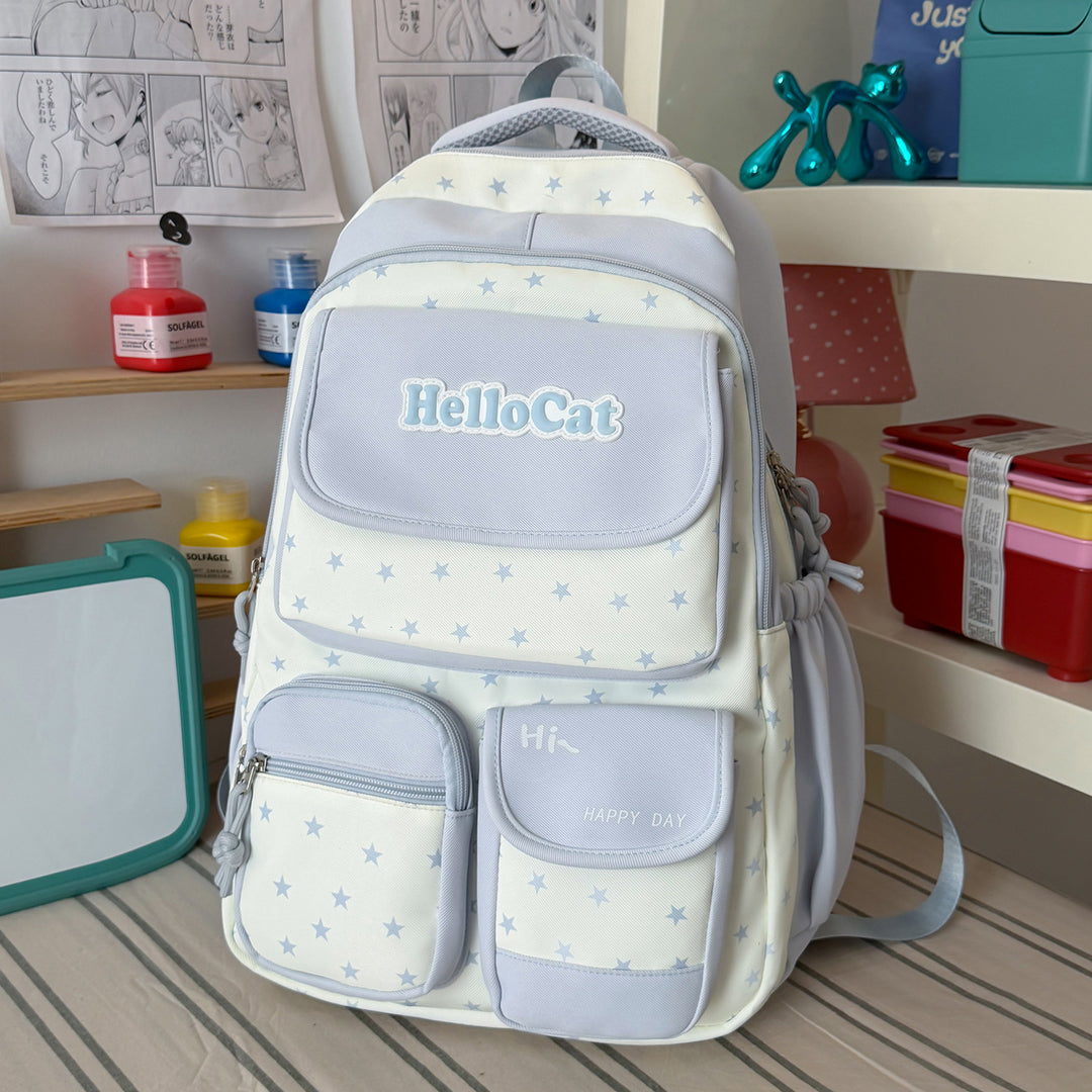 Stylish Star-Embellished Backpack Kalsten 1791205930