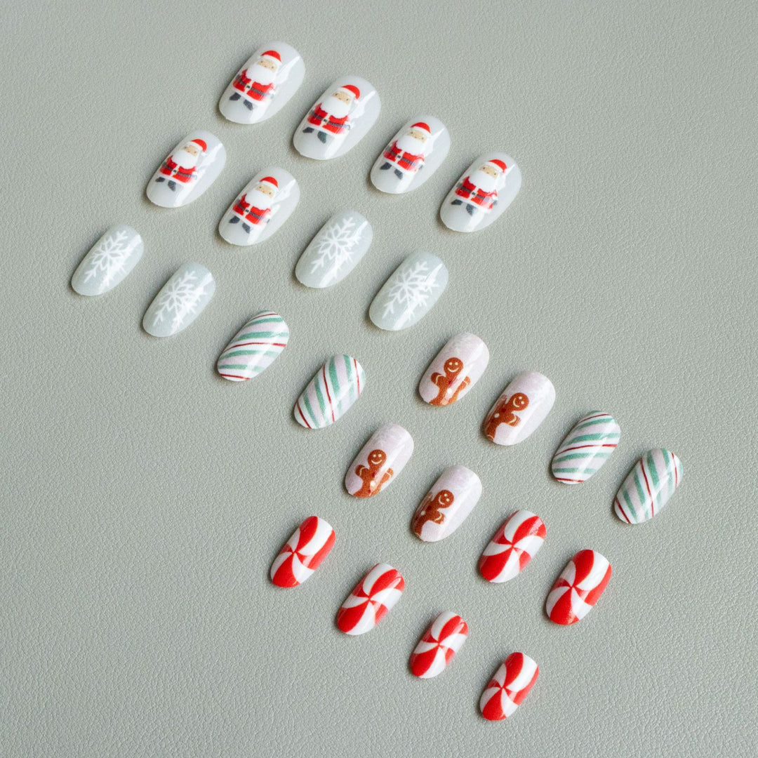 Festive Gingerbread Nail Art Set