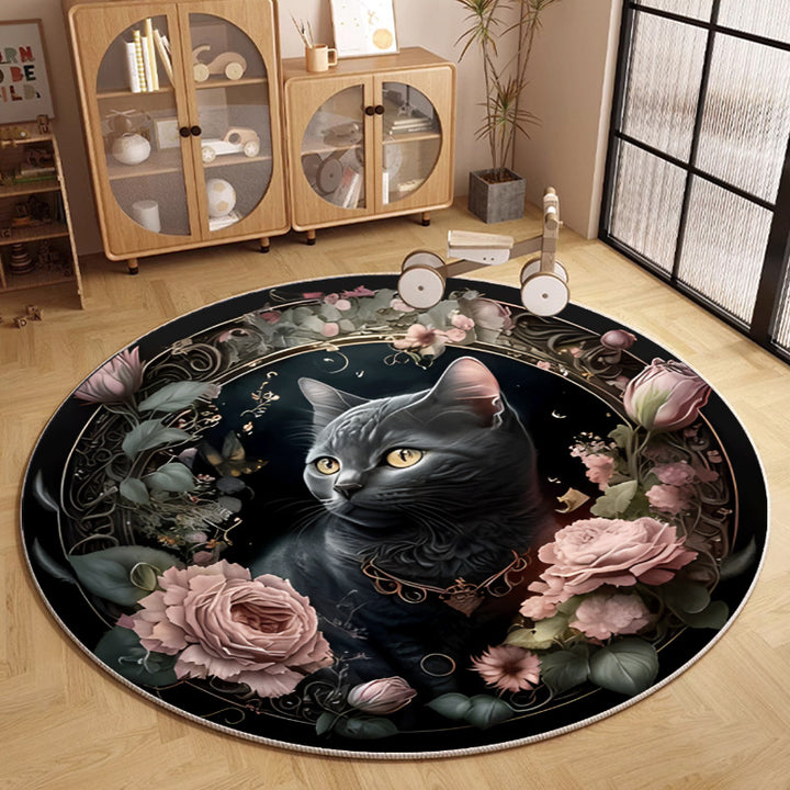 Artistic Round Area Rug Kalsten