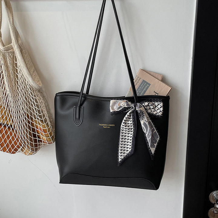 Elegant Faux Leather Tote Bag
