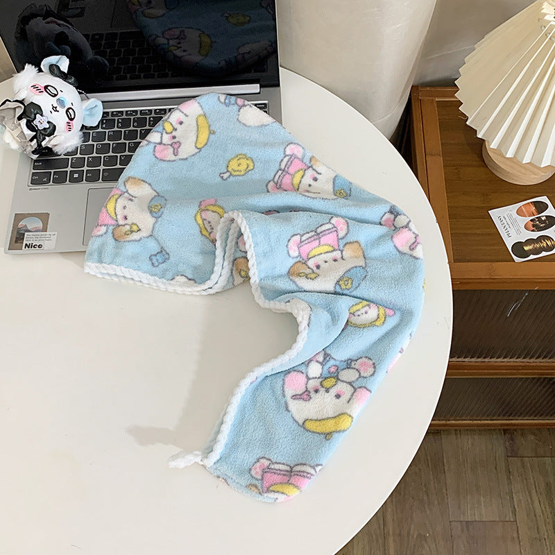 Cuddly blanket with playful animal motif Kalsten