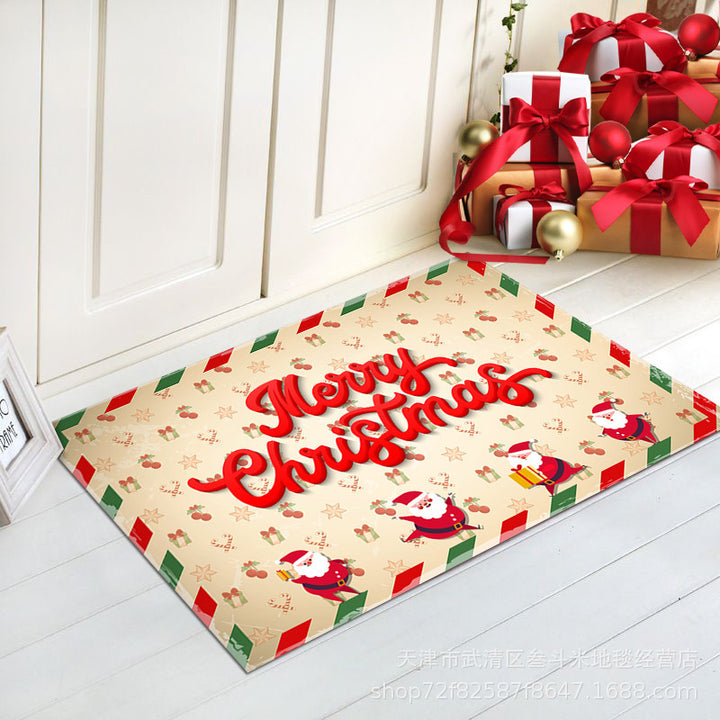 Festive Holiday Entrance Mat Kalsten