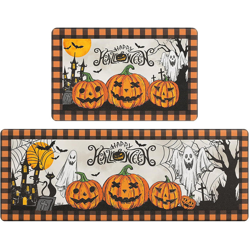 Halloween-Themed Decorative Mat
