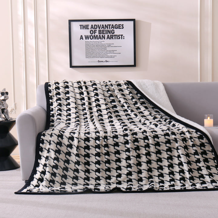 Chic Floral Pattern Throw Blanket Kalsten