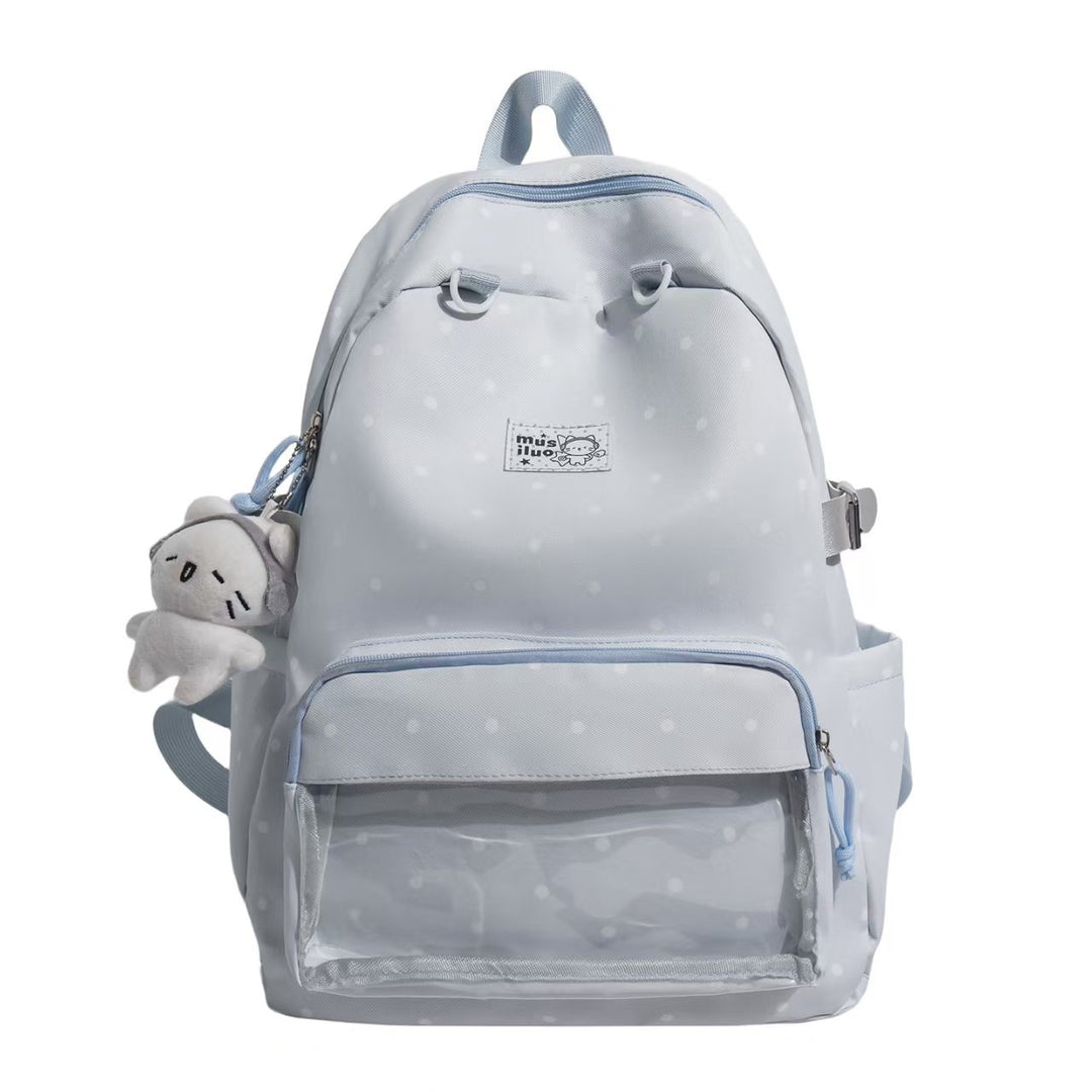 Polka Dot Embroidered Backpack Kalsten