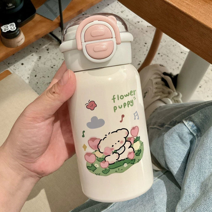 Ladies creative water bottle with animal motif Kalsten